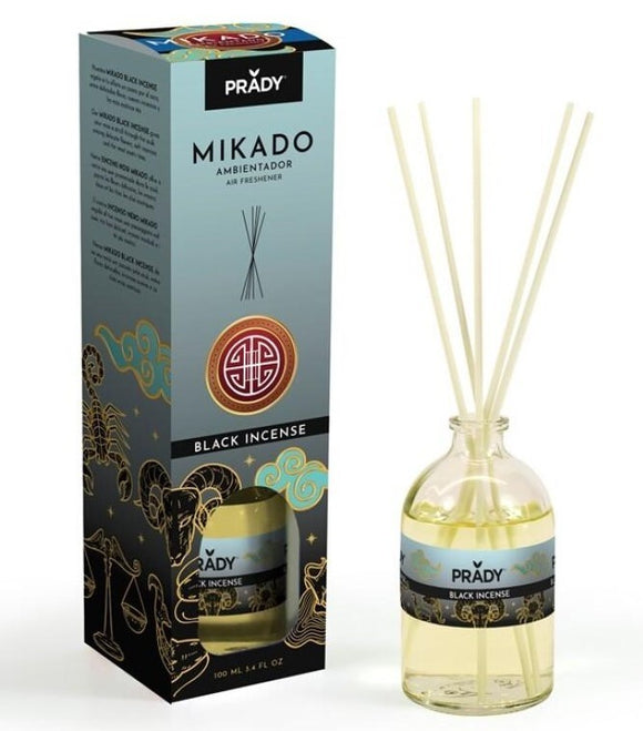 Parfum d'ambiance Mikado encens noir PRADY