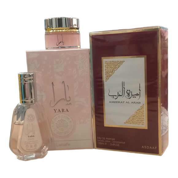OFFRE: Lot parfum Dubaï spécial Live Tiktok + YARA 50ml offert