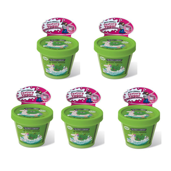 Lot de 5: Crème corporelle texture yaourt – POMME VERTE – The Fruit Company (4,10€ pièce)