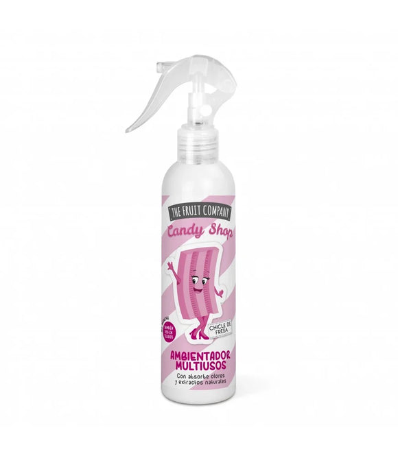 SPRAY AMBIANCE AIR ET TISSU THE FRUIT COMPANY CANDY SHOP CHEWING-GUM A LA FRAISE 250ML