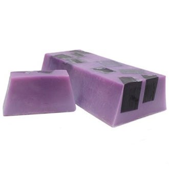 Tranche de savon artisanal Violette